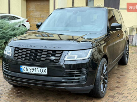 Черный Ленд Ровер Рендж Ровер, объемом двигателя 5 л и пробегом 103 тыс. км за 62000 $, фото 1 на Automoto.ua