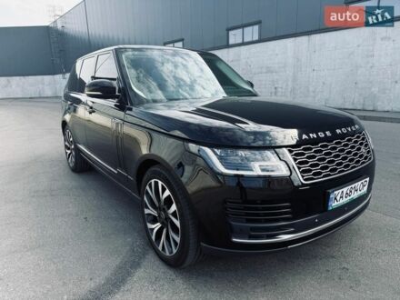 Черный Ленд Ровер Рендж Ровер, объемом двигателя 4.37 л и пробегом 90 тыс. км за 65000 $, фото 1 на Automoto.ua