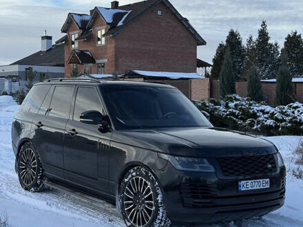 Черный Ленд Ровер Рендж Ровер, объемом двигателя 4.37 л и пробегом 155 тыс. км за 67000 $, фото 1 на Automoto.ua