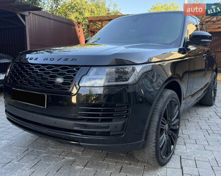 Черный Ленд Ровер Рендж Ровер, объемом двигателя 5 л и пробегом 95 тыс. км за 54000 $, фото 1 на Automoto.ua
