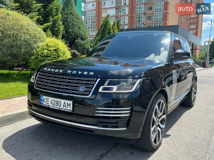 Ленд Ровер Рендж Ровер 2019 в Днепре (Днепропетровске) на Automoto.ua Черный Ленд Ровер Рендж Ровер, объемом двигателя 4.37 л и пробегом 82 тыс. км за 78500 $, фото 1 на Automoto.ua