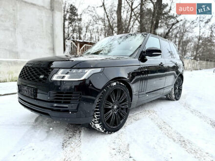 Черный Ленд Ровер Рендж Ровер, объемом двигателя 4.37 л и пробегом 145 тыс. км за 77000 $, фото 1 на Automoto.ua
