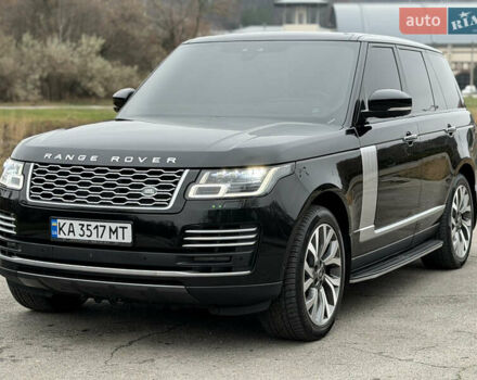 Черный Ленд Ровер Рендж Ровер, объемом двигателя 4.37 л и пробегом 95 тыс. км за 90500 $, фото 1 на Automoto.ua