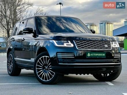Черный Ленд Ровер Рендж Ровер, объемом двигателя 5 л и пробегом 122 тыс. км за 79999 $, фото 1 на Automoto.ua