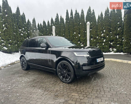 Черный Ленд Ровер Рендж Ровер, объемом двигателя 4.4 л и пробегом 61 тыс. км за 201000 $, фото 1 на Automoto.ua