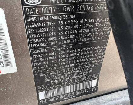 Коричневий Ленд Ровер Рендж Ровер, об'ємом двигуна 2.99 л та пробігом 140 тис. км за 45900 $, фото 30 на Automoto.ua