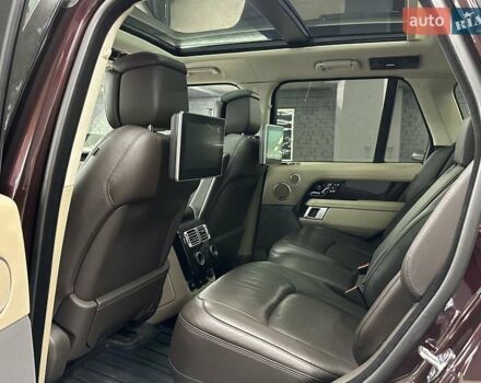 Красный Ленд Ровер Рендж Ровер, объемом двигателя 4.37 л и пробегом 37 тыс. км за 88500 $, фото 18 на Automoto.ua