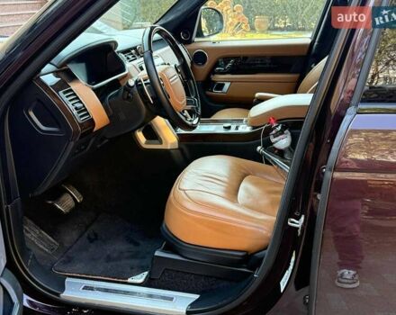 Красный Ленд Ровер Рендж Ровер, объемом двигателя 3 л и пробегом 115 тыс. км за 94000 $, фото 1 на Automoto.ua