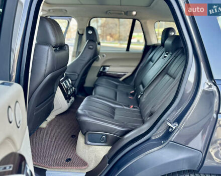 Серый Ленд Ровер Рендж Ровер, объемом двигателя 4.37 л и пробегом 100 тыс. км за 42000 $, фото 43 на Automoto.ua