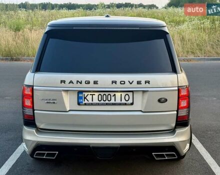 Серый Ленд Ровер Рендж Ровер, объемом двигателя 4.37 л и пробегом 210 тыс. км за 41499 $, фото 4 на Automoto.ua