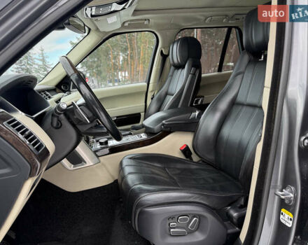 Серый Ленд Ровер Рендж Ровер, объемом двигателя 4.37 л и пробегом 280 тыс. км за 23000 $, фото 7 на Automoto.ua