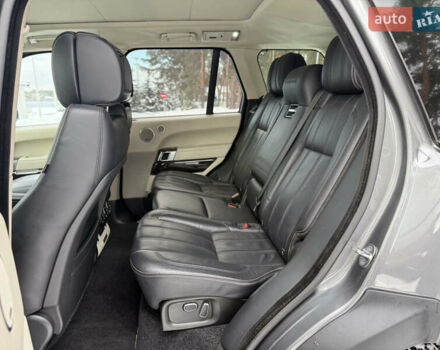 Серый Ленд Ровер Рендж Ровер, объемом двигателя 4.37 л и пробегом 280 тыс. км за 23000 $, фото 13 на Automoto.ua