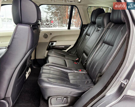 Серый Ленд Ровер Рендж Ровер, объемом двигателя 4.37 л и пробегом 280 тыс. км за 23000 $, фото 8 на Automoto.ua