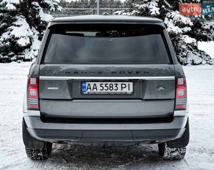 Серый Ленд Ровер Рендж Ровер, объемом двигателя 4.37 л и пробегом 280 тыс. км за 23000 $, фото 3 на Automoto.ua