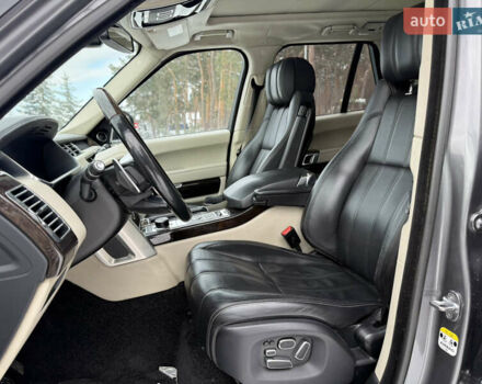 Серый Ленд Ровер Рендж Ровер, объемом двигателя 4.37 л и пробегом 280 тыс. км за 23000 $, фото 15 на Automoto.ua