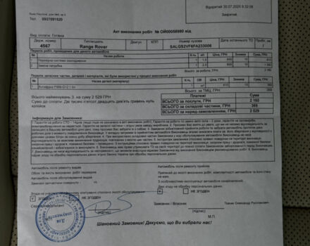 Сірий Ленд Ровер Рендж Ровер, об'ємом двигуна 3 л та пробігом 213 тис. км за 29999 $, фото 70 на Automoto.ua