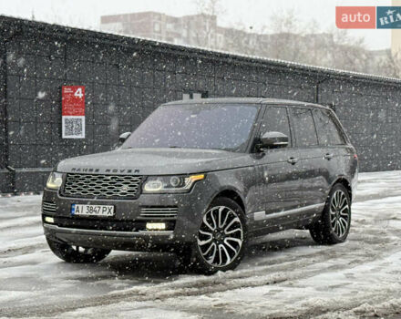 Сірий Ленд Ровер Рендж Ровер, об'ємом двигуна 4.37 л та пробігом 125 тис. км за 40999 $, фото 15 на Automoto.ua