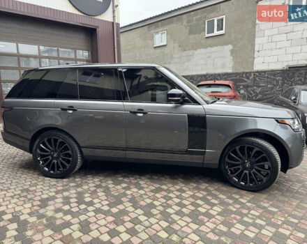 Серый Ленд Ровер Рендж Ровер, объемом двигателя 5 л и пробегом 125 тыс. км за 56000 $, фото 5 на Automoto.ua