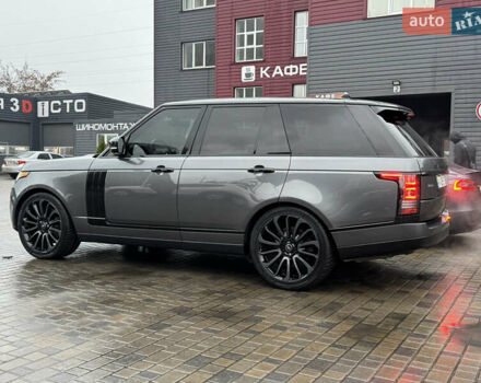 Серый Ленд Ровер Рендж Ровер, объемом двигателя 5 л и пробегом 125 тыс. км за 56000 $, фото 36 на Automoto.ua