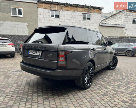 Серый Ленд Ровер Рендж Ровер, объемом двигателя 5 л и пробегом 125 тыс. км за 56000 $, фото 4 на Automoto.ua
