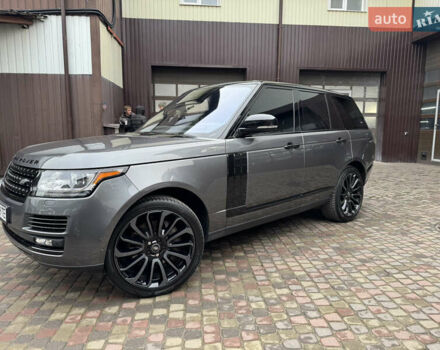 Серый Ленд Ровер Рендж Ровер, объемом двигателя 5 л и пробегом 125 тыс. км за 56000 $, фото 1 на Automoto.ua