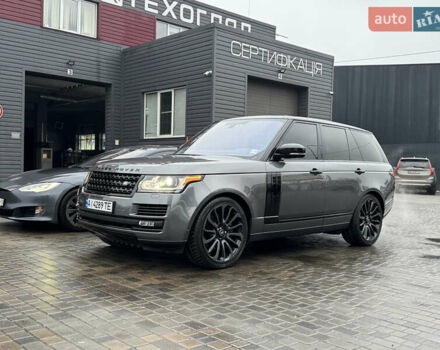 Серый Ленд Ровер Рендж Ровер, объемом двигателя 5 л и пробегом 125 тыс. км за 56000 $, фото 30 на Automoto.ua