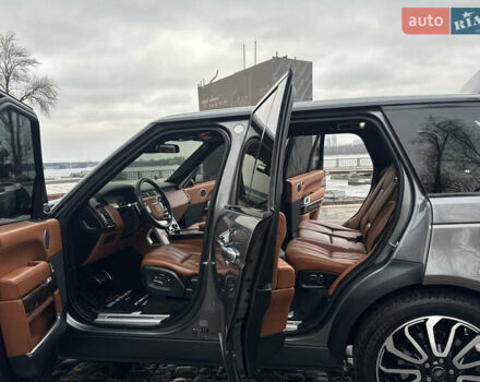 Сірий Ленд Ровер Рендж Ровер, об'ємом двигуна 4.37 л та пробігом 124 тис. км за 38999 $, фото 89 на Automoto.ua