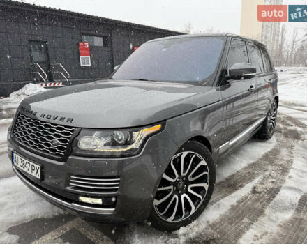 Сірий Ленд Ровер Рендж Ровер, об'ємом двигуна 4.37 л та пробігом 125 тис. км за 40999 $, фото 3 на Automoto.ua