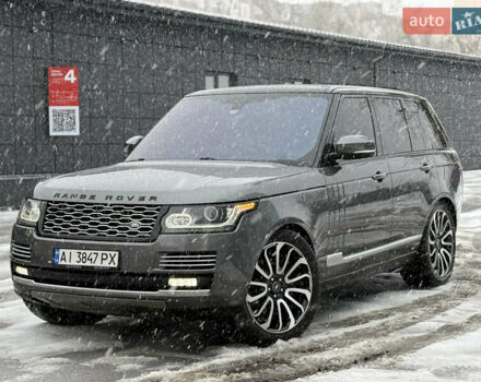 Сірий Ленд Ровер Рендж Ровер, об'ємом двигуна 4.37 л та пробігом 125 тис. км за 40999 $, фото 1 на Automoto.ua