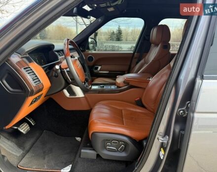 Серый Ленд Ровер Рендж Ровер, объемом двигателя 4.4 л и пробегом 125 тыс. км за 37900 $, фото 40 на Automoto.ua