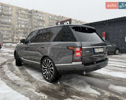 Сірий Ленд Ровер Рендж Ровер, об'ємом двигуна 4.37 л та пробігом 125 тис. км за 40999 $, фото 5 на Automoto.ua