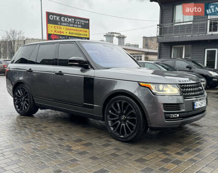 Серый Ленд Ровер Рендж Ровер, объемом двигателя 5 л и пробегом 125 тыс. км за 56000 $, фото 33 на Automoto.ua