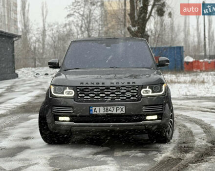 Сірий Ленд Ровер Рендж Ровер, об'ємом двигуна 4.37 л та пробігом 125 тис. км за 40999 $, фото 2 на Automoto.ua