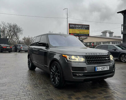 Серый Ленд Ровер Рендж Ровер, объемом двигателя 5 л и пробегом 125 тыс. км за 56000 $, фото 24 на Automoto.ua