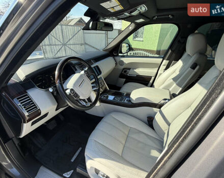 Серый Ленд Ровер Рендж Ровер, объемом двигателя 2.99 л и пробегом 200 тыс. км за 27300 $, фото 10 на Automoto.ua