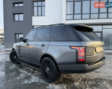 Серый Ленд Ровер Рендж Ровер, объемом двигателя 3 л и пробегом 190 тыс. км за 39500 $, фото 10 на Automoto.ua