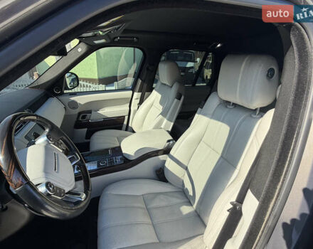 Серый Ленд Ровер Рендж Ровер, объемом двигателя 2.99 л и пробегом 200 тыс. км за 27300 $, фото 11 на Automoto.ua