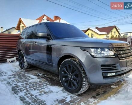 Серый Ленд Ровер Рендж Ровер, объемом двигателя 2.99 л и пробегом 204 тыс. км за 35000 $, фото 122 на Automoto.ua