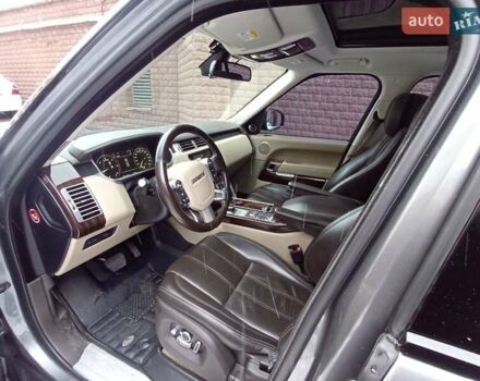 Сірий Ленд Ровер Рендж Ровер, об'ємом двигуна 4.37 л та пробігом 198 тис. км за 41000 $, фото 5 на Automoto.ua