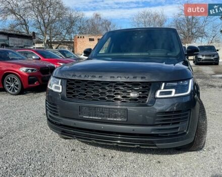 Серый Ленд Ровер Рендж Ровер, объемом двигателя 5 л и пробегом 158 тыс. км за 57000 $, фото 96 на Automoto.ua