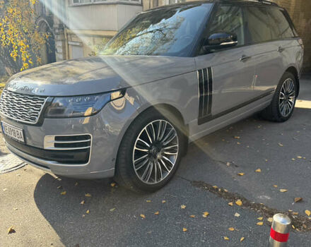 Серый Ленд Ровер Рендж Ровер, объемом двигателя 5 л и пробегом 75 тыс. км за 63000 $, фото 3 на Automoto.ua