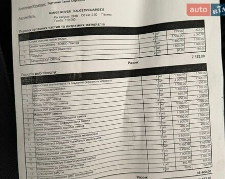 Серый Ленд Ровер Рендж Ровер, объемом двигателя 3 л и пробегом 112 тыс. км за 44000 $, фото 24 на Automoto.ua