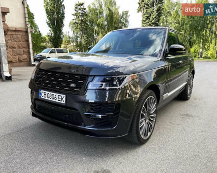 Серый Ленд Ровер Рендж Ровер, объемом двигателя 5 л и пробегом 69 тыс. км за 55000 $, фото 3 на Automoto.ua