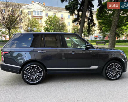 Серый Ленд Ровер Рендж Ровер, объемом двигателя 5 л и пробегом 69 тыс. км за 55000 $, фото 16 на Automoto.ua