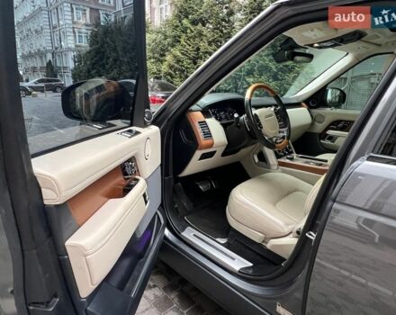 Сірий Ленд Ровер Рендж Ровер, об'ємом двигуна 5 л та пробігом 132 тис. км за 59900 $, фото 18 на Automoto.ua