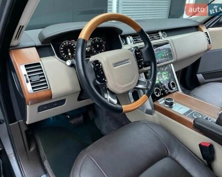 Серый Ленд Ровер Рендж Ровер, объемом двигателя 2.99 л и пробегом 55 тыс. км за 83000 $, фото 12 на Automoto.ua