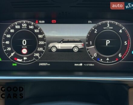Серый Ленд Ровер Рендж Ровер, объемом двигателя 4.37 л и пробегом 243 тыс. км за 56900 $, фото 40 на Automoto.ua