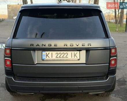 Серый Ленд Ровер Рендж Ровер, объемом двигателя 4.37 л и пробегом 110 тыс. км за 86000 $, фото 3 на Automoto.ua