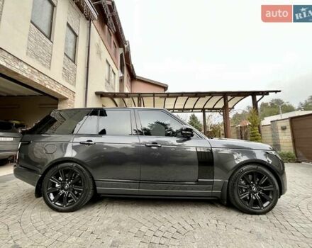 Серый Ленд Ровер Рендж Ровер, объемом двигателя 4.37 л и пробегом 48 тыс. км за 95000 $, фото 11 на Automoto.ua