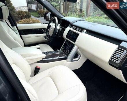 Серый Ленд Ровер Рендж Ровер, объемом двигателя 4.37 л и пробегом 48 тыс. км за 95000 $, фото 45 на Automoto.ua